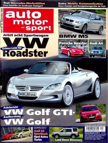 Deckblatt Auto Motor und Sport (20/2004)